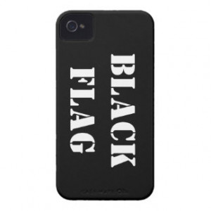 Machine Gun Kelly MGK Black Flag iPhone 4 Case