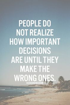 make a decision amp rely on those around them to make it for them i ...
