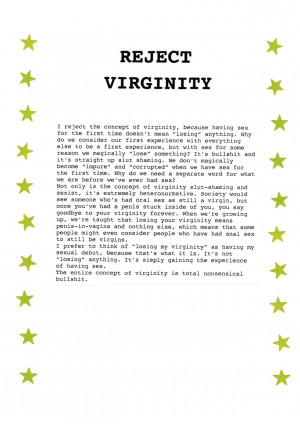 virginity sex sexual debut slut-shaming
