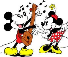 Description: Disney Cartoon Mickey Mouse And Minnie Mouse Dancing ...