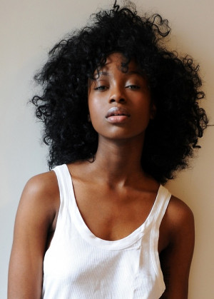 Model black women Black beauty natural hair beautiful women dark skin ...