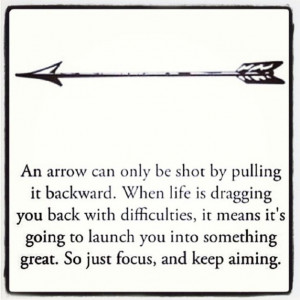 Life lesson from archery.