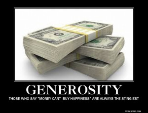generosity tags demotivational generosity