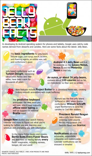 Infographic: Android and Jelly Bean Fun Facts