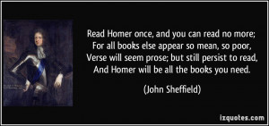 More John Sheffield Quotes