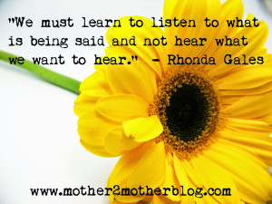 Inspirational Quotes: Learn To Listen
