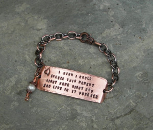 Peeta quote bracelet