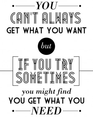 Behance :: You Can't Always Get What You Want by Tomos Wilding