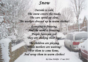 snow poems