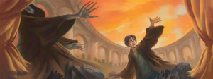Harry Potter and the Deathly Hallows, cover art for U.S. edition.