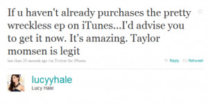 ... from the new hit TV show Pretty Little Liars digs The Pretty Reckless