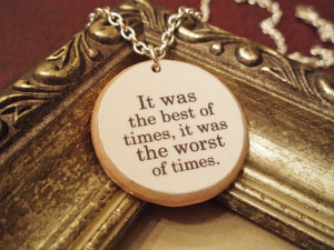 Love this. This lady makes charms with famous quotes from novels.