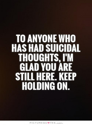 Suicidal Thoughts Quotes