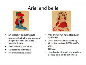 Ariel is the ultimate fangirl. | A Tumblr Guide To Disney Heroines