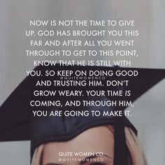 inspirational graduation quote for christians - high school college ...
