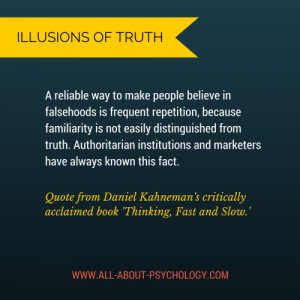 Daniel Kahneman quote from Thinking, Fast and Slow via: http://ift.tt ...