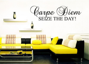 Design: Color Life1102 Carpe Diem Vinyl Wall Decals Quotes Sayings On