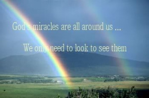God's miracles quote