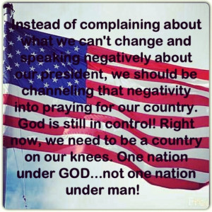 One nation under GOD!