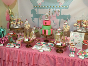 Camilla’s Carousel Horse Themed 5th Birthday Party
