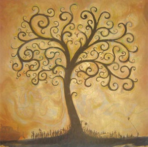 Tree of Life painting by Tim Parish