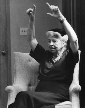 Eleanor Roosevelt, 1955. NPx 63-187(5)
