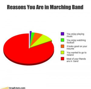 marching band memes | Reasons You Are in Marching Band – Cheezburger