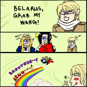 Tags: Anime, Axis Powers: Hetalia, Russia, China, Belarus, Rainbow ...