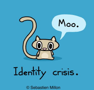 Identity Crisis Cat by sebreg