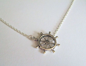 ... Necklace / Nautical Jewelry / Sailor Jewelry / Navy Girlfriend Jewelry