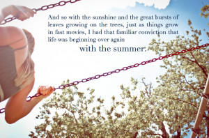 ... Growing On The Trees, Just As Things Grow In Fast Movies… ~ Summer
