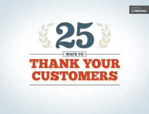 25 Ways to Thank Your Customers