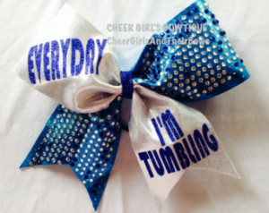 ... Cheer Bow or Hair Bow, Quote Cheer Bow, Cheer Bows with Sayings