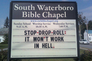 ... Funny Church Signs Quotes apathetic agnostic whose motto is updated