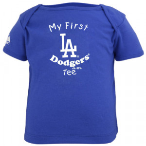 Majestic Dodgers Royal Blue Infant First Tee Shirt
