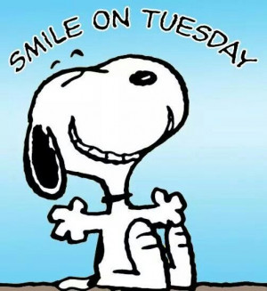 Snoopy smiles!