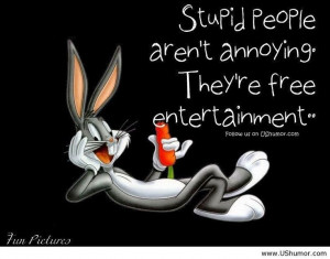 Fun pictures with Bugs Bunny quote