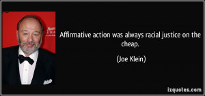 Affirmative action was always racial justice on the cheap.