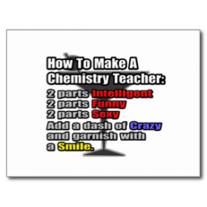 Chemistry Teacher Cards & More