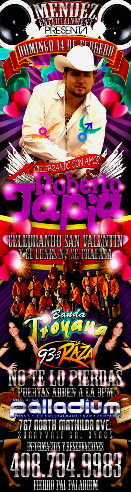 Roberto Tapia Paladium Feb...