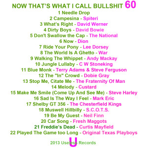 Now That’s What I Call Bullshit 60