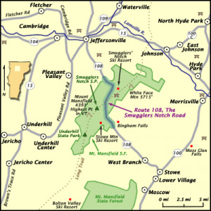 Route The Smugglers Notch...