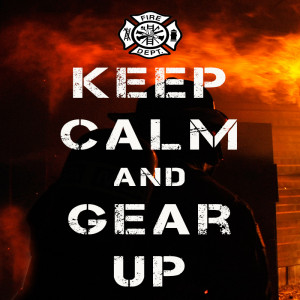 Firefighter “Keep Calm” Poster (FIRE115)