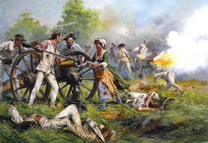 Molly Pitcher, Battle of Monmouth, 1778 by Don Troiani