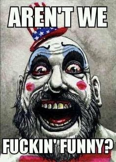 ... captain spaulding evil clowns creepy clowns twists clowns scary clowns