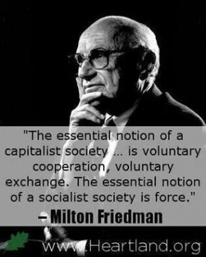 Milton Friedman - Capitalist vs Socialist society