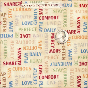 Details about RED ROOSTER FRIENDSHIP SAYINGS WORDS LOVE FAITH FABRIC ...