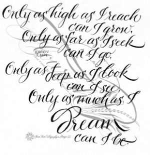 This quote is another I like to use for graduation cards. (2014 update ...