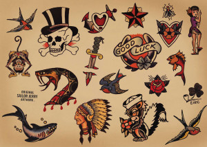 Sailor Jerry took on his bold line style of tattooing and learned from ...