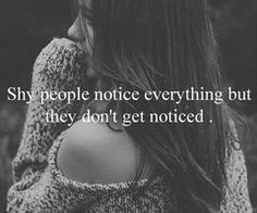 shy people #quote More